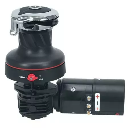 Harken Radial Rewind Electric Aluminum Winch with Dual Function Control Box