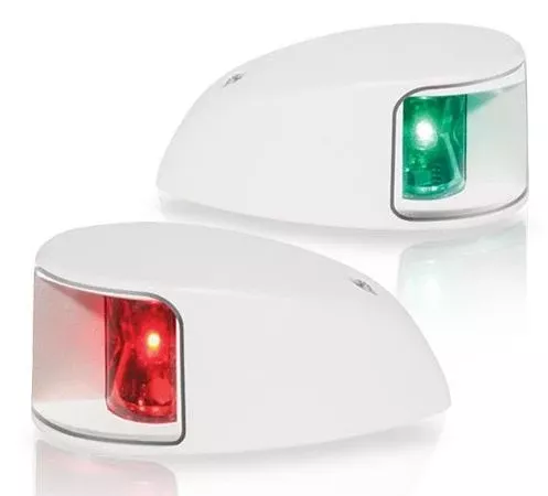 Hella 2NM NaviLED Deck Mount Port and Starboard Pair White