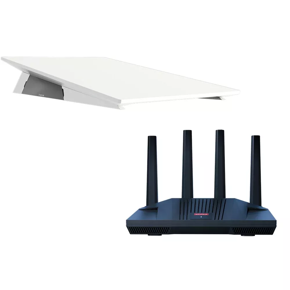 KVH Starlink Performance Gen 3 Kit w/Wedge MountCommBox Edge Core Communications GatewayWi-Fi Router - ActivationService Plans Through KVH ONLY