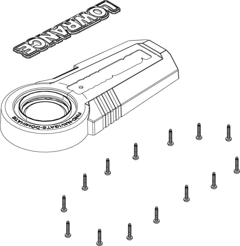 Lowrance TOP Housing Assembly
