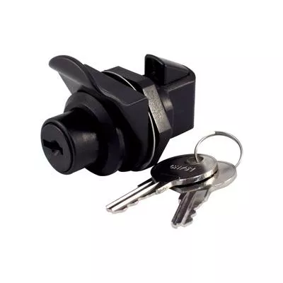Marpac Locking Push-to-Close Latch - Black Nylon