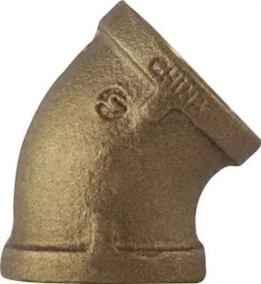 Midland Bronze 1/8" 45 Deg. Elbow
