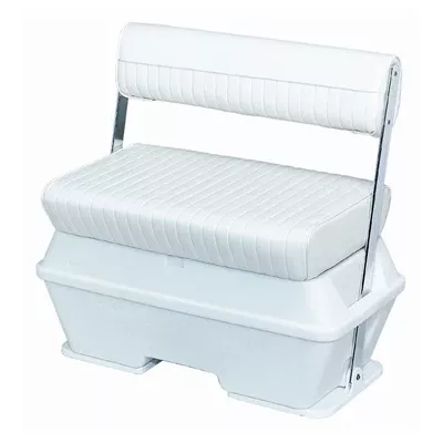 Moeller Swing Back Cooler/Livewell Seat - 50 Quarts