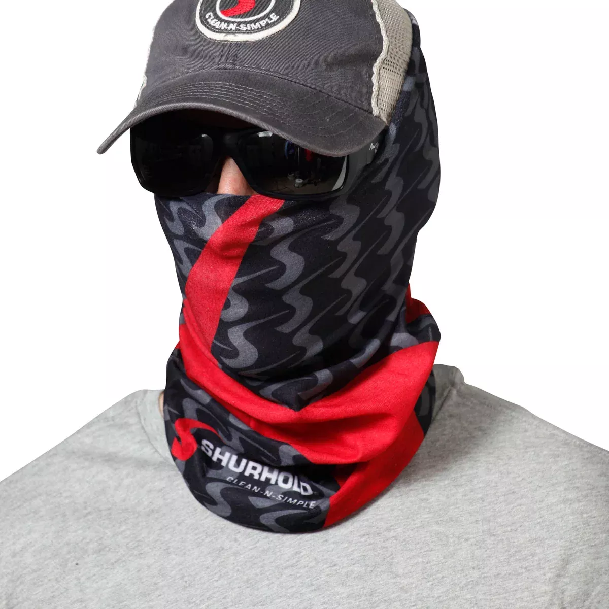 Multipurpose Seamless Bandana Black