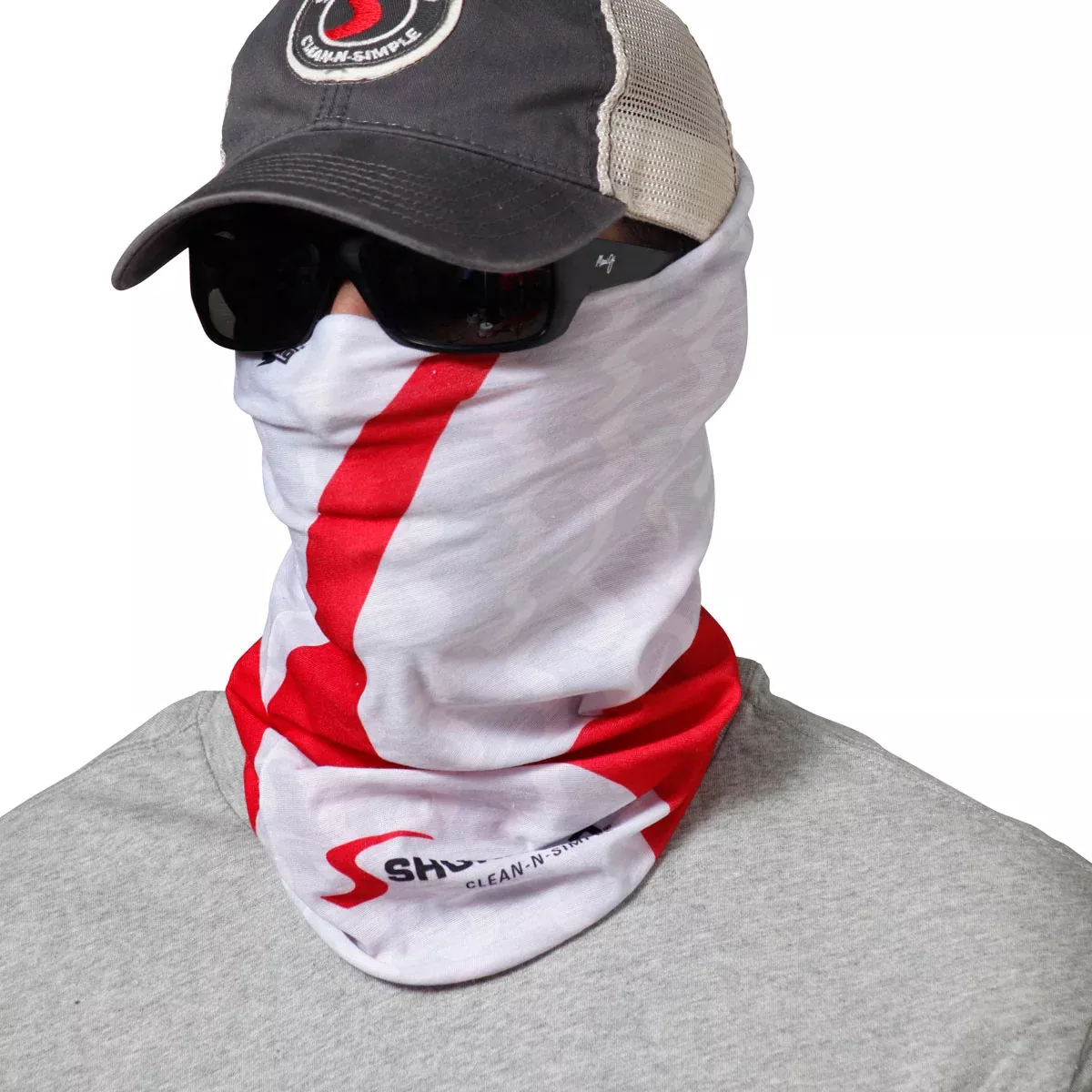 Multipurpose Seamless Bandana White