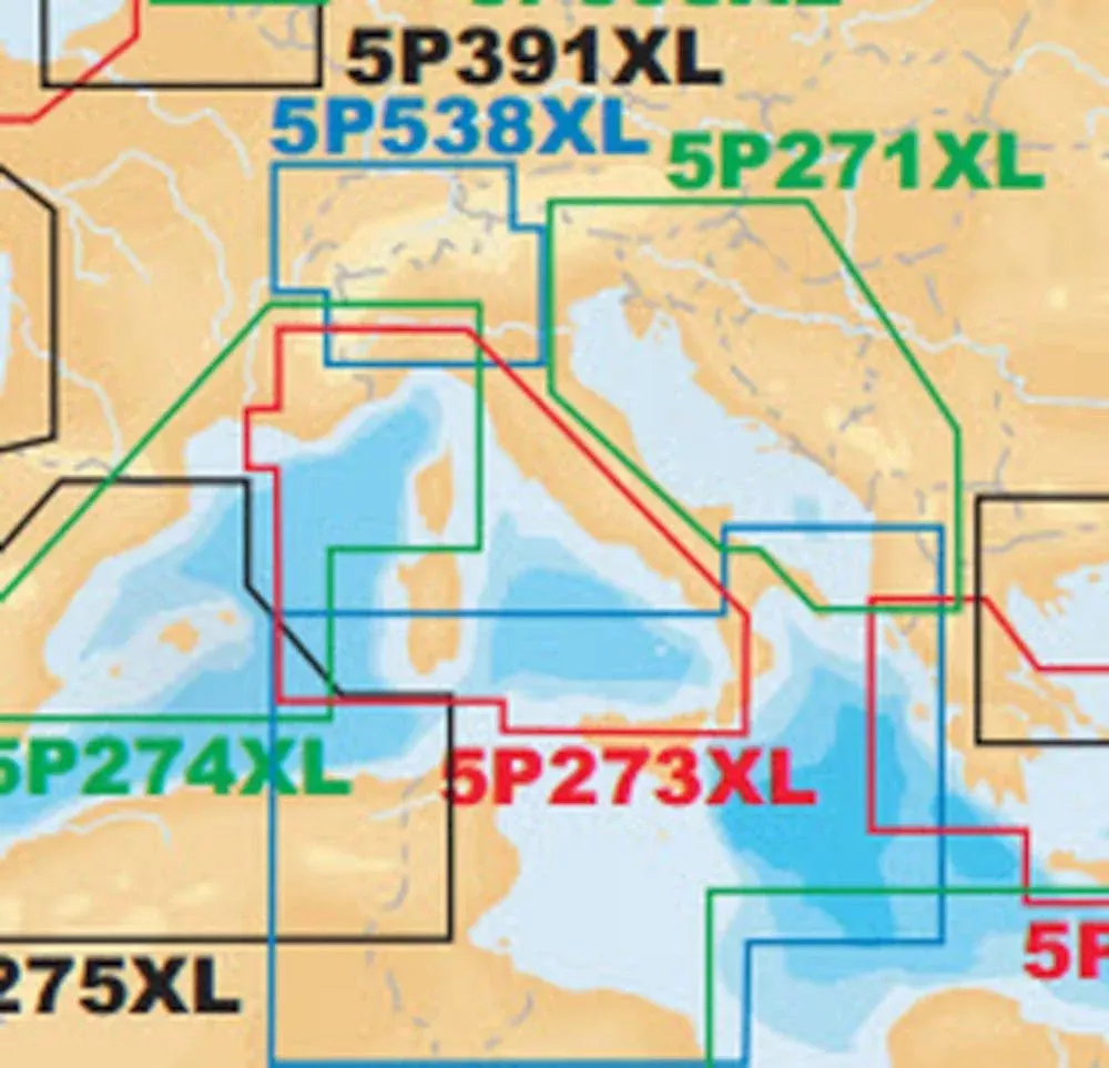 Navionics Platinum+ 5P273XL Tyrrenian