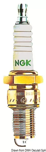 NGK B8HS Spark Plug - Osculati 47.558.03
