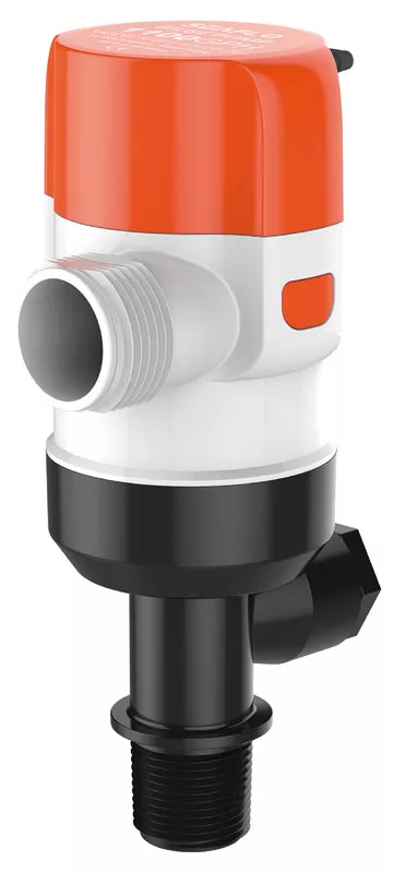 Osculati 16.161.06 - Super Flow Aeration Pump for Fish Hold Tanks, Inside Mounting Version, 24V, 51 l/min