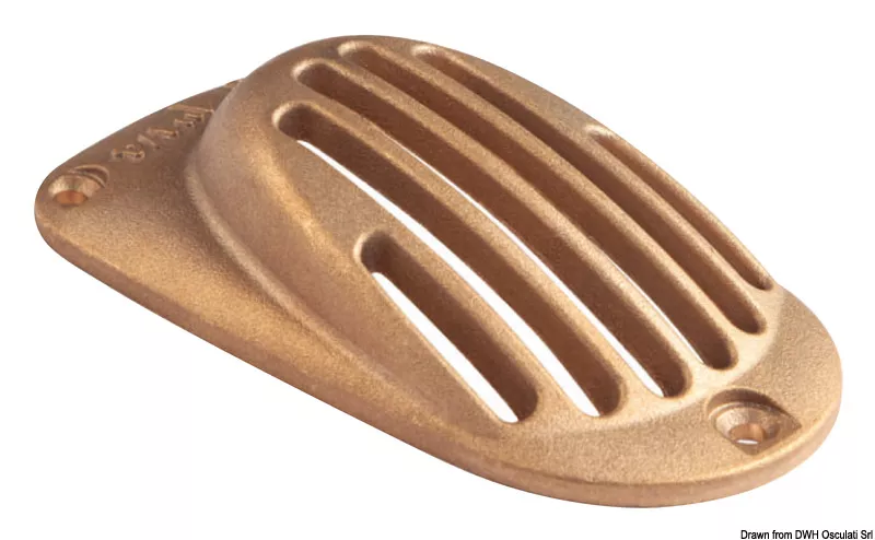 Osculati 17.552.04 - GUIDI Manta Bronze Scoop Strainer Cap – 1-1/4"
