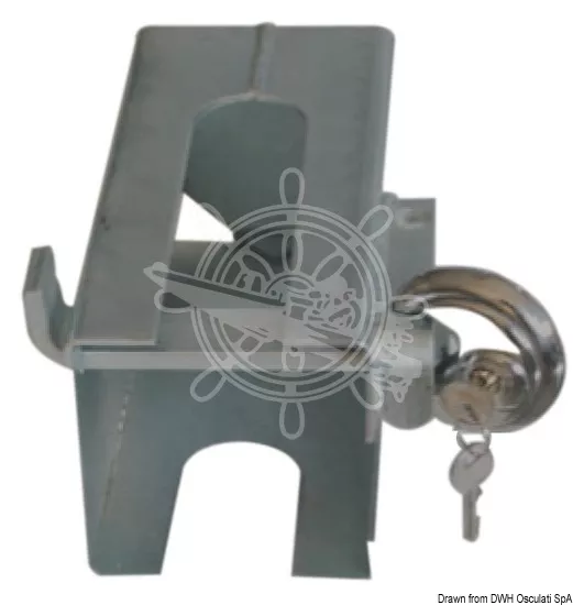 Osculati Boat Trailer Anti-Theft Coupling Lock - 02.010.81