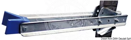 Osculati Heavy-Duty Adjustable Boat Trailer Bow Stop - 02.057.07