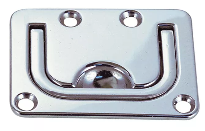 Perko Flush Lifting Handle 3 x 2-1/4 Chrome Plated Bronze