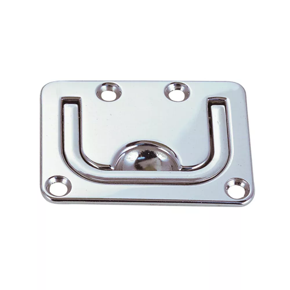 Perko Flush Lifting Handle - Chrome Plated Zinc - 3" x 2-1/4"