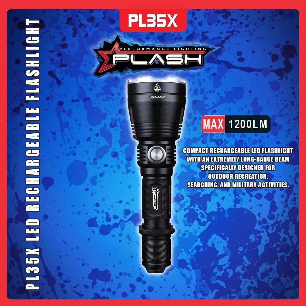 PlashLights PL35X High-Strength LED Pocket Flashlight | PL35X