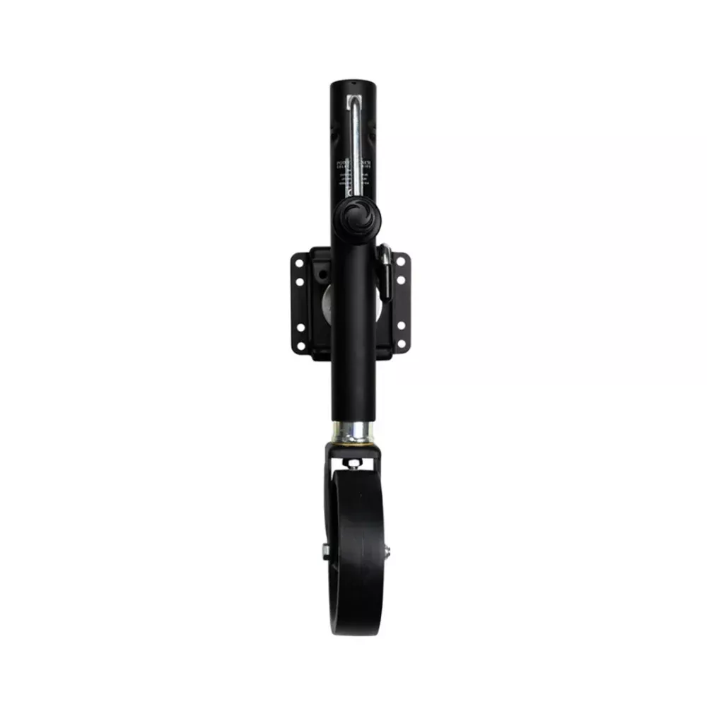 Powerwinch Select Series Jack - 1500lb, Weld-On, Single Wheel, Carbon Black
