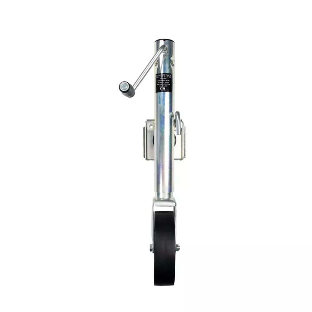 Powerwinch Utility Series Jack - 1500lb, Weld-On, Single Wheel, Zinc
