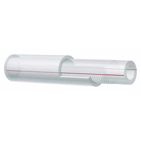 PVC Hose, 50mm ID, 60mm OD, 50m Roll