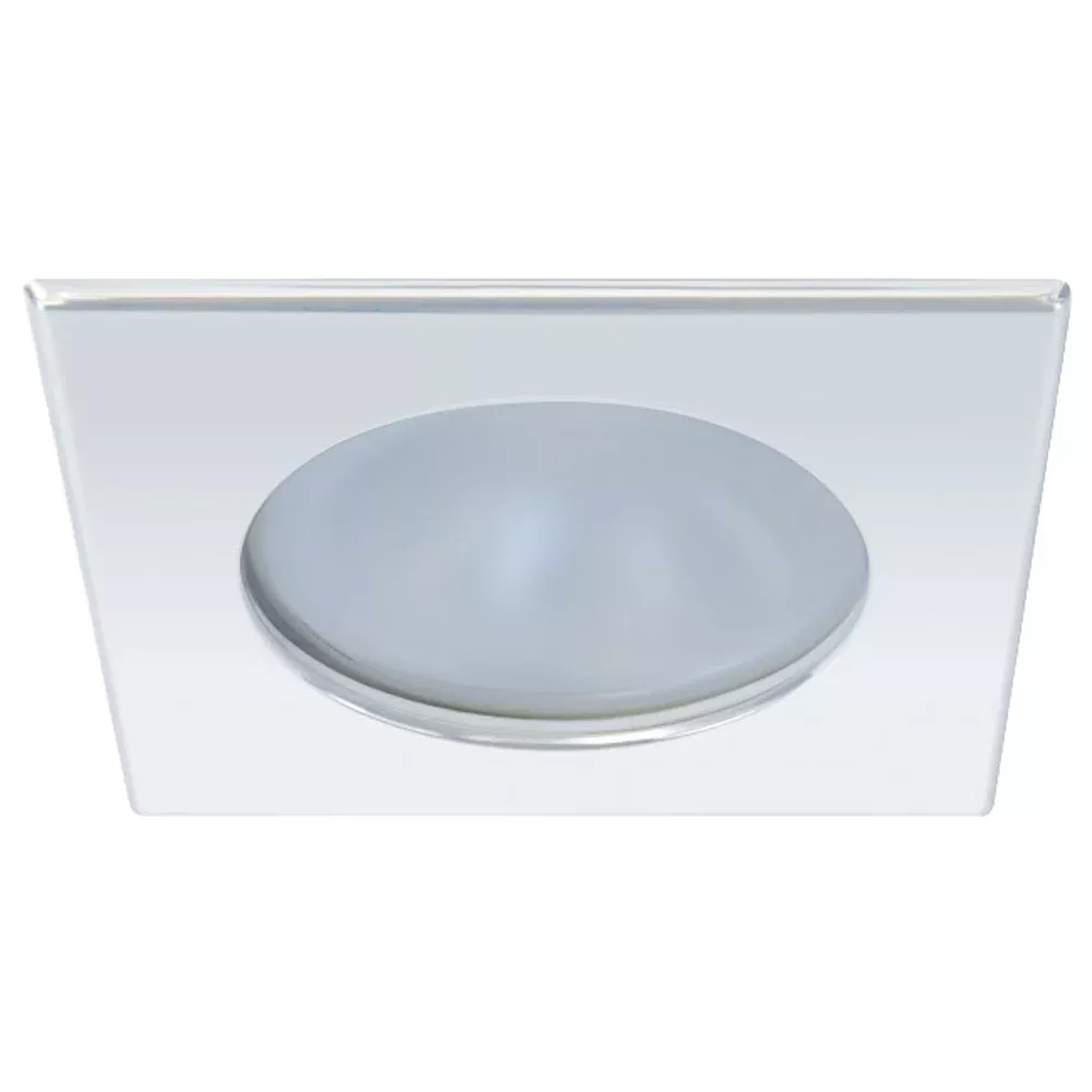 Quick Blake XP Downlight LED -4W, IP66, Spring Mounted - Square Stainless Bezel, Round Warm White Light [FASP3012X02CD00]