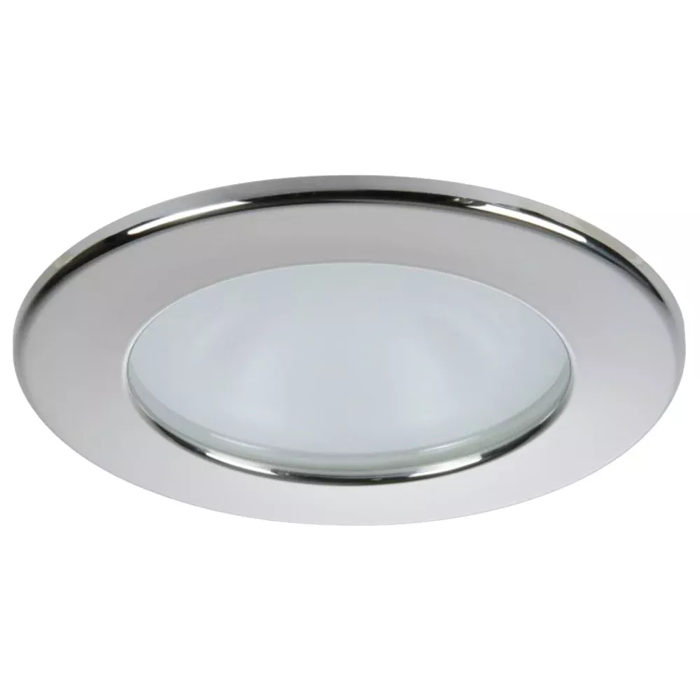 Quick Kai XP Downlight LED - 6W, IP66, Screw Mounted - Round Stainless Bezel, Round Daylight Light [FASP2982X11CD00]
