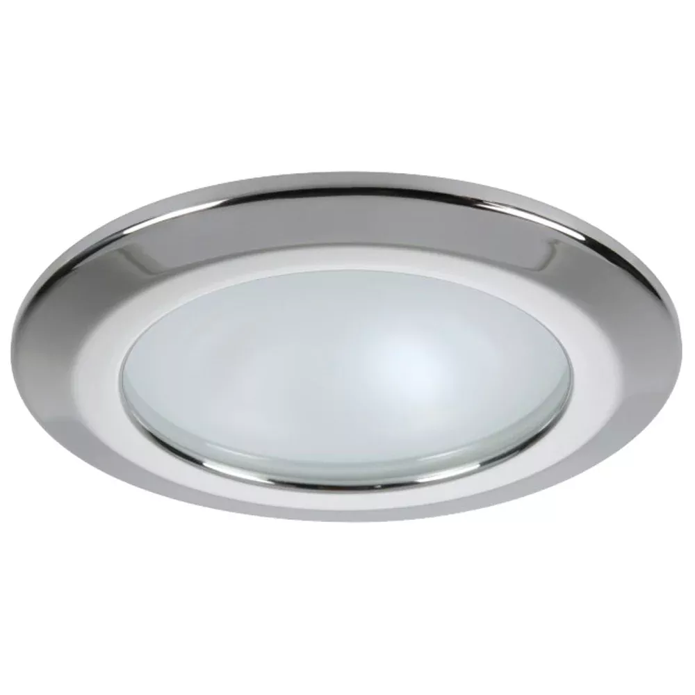 Quick Kor XP Downlight LED - 4W, IP66, Screw Mounted - Round Stainless Bezel, Round Warm White Light [FASP3262X02CD00]