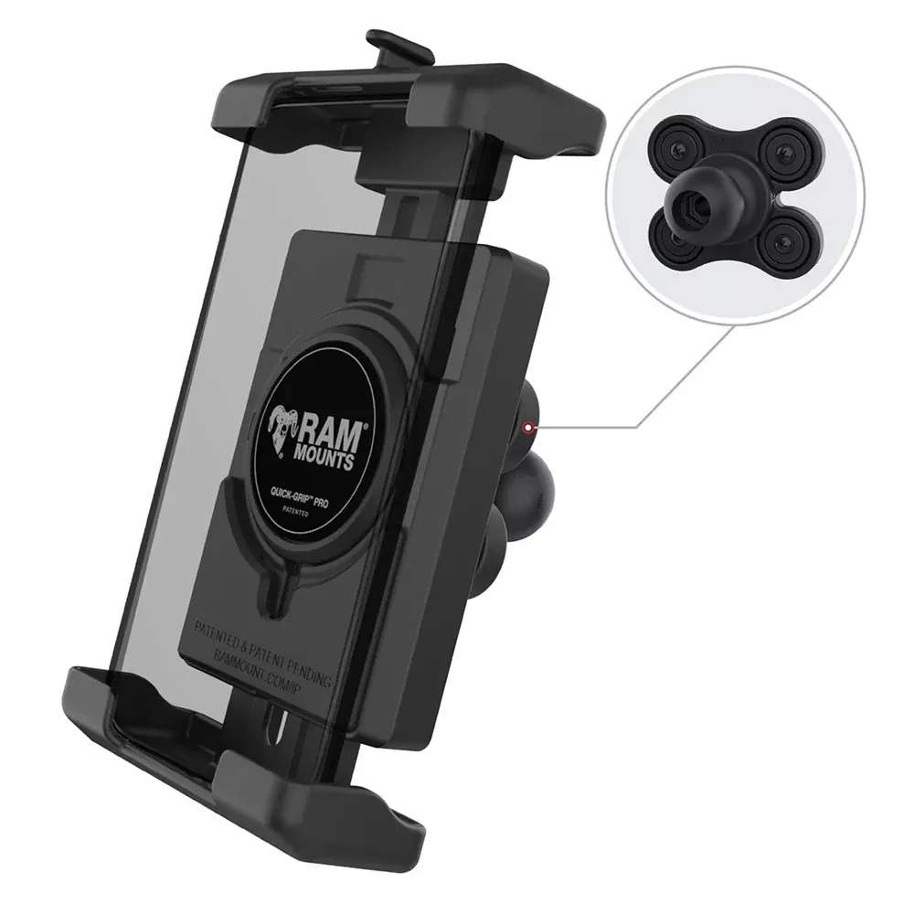 Ram Mount RAM Quick-Grip Pro XL Phone Holder w/BallVibration Damper