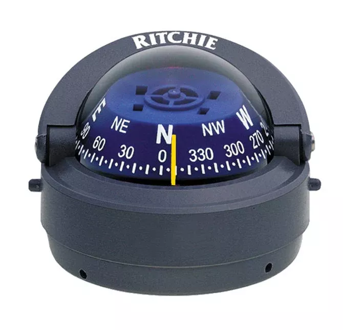 Ritchie Explorer Surface Mount Compass Blue
