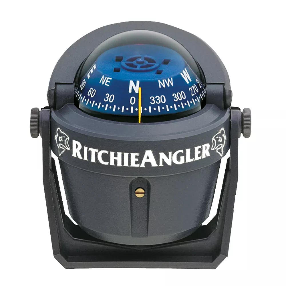 Ritchie RA-91 RitchieAngler Compass - Bracket Mount - Gray