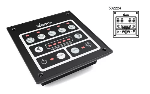 Roca 532224 - Wiper Control Panel 4 Motors CAN Bus