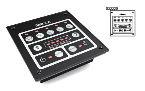 Roca 532225 - Wiper Control Panel 5 Motors CAN Bus