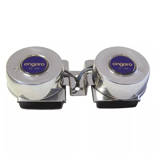 SchmittOngaro All-Stainless Mini Compact Twin Horn - 12V [10002]