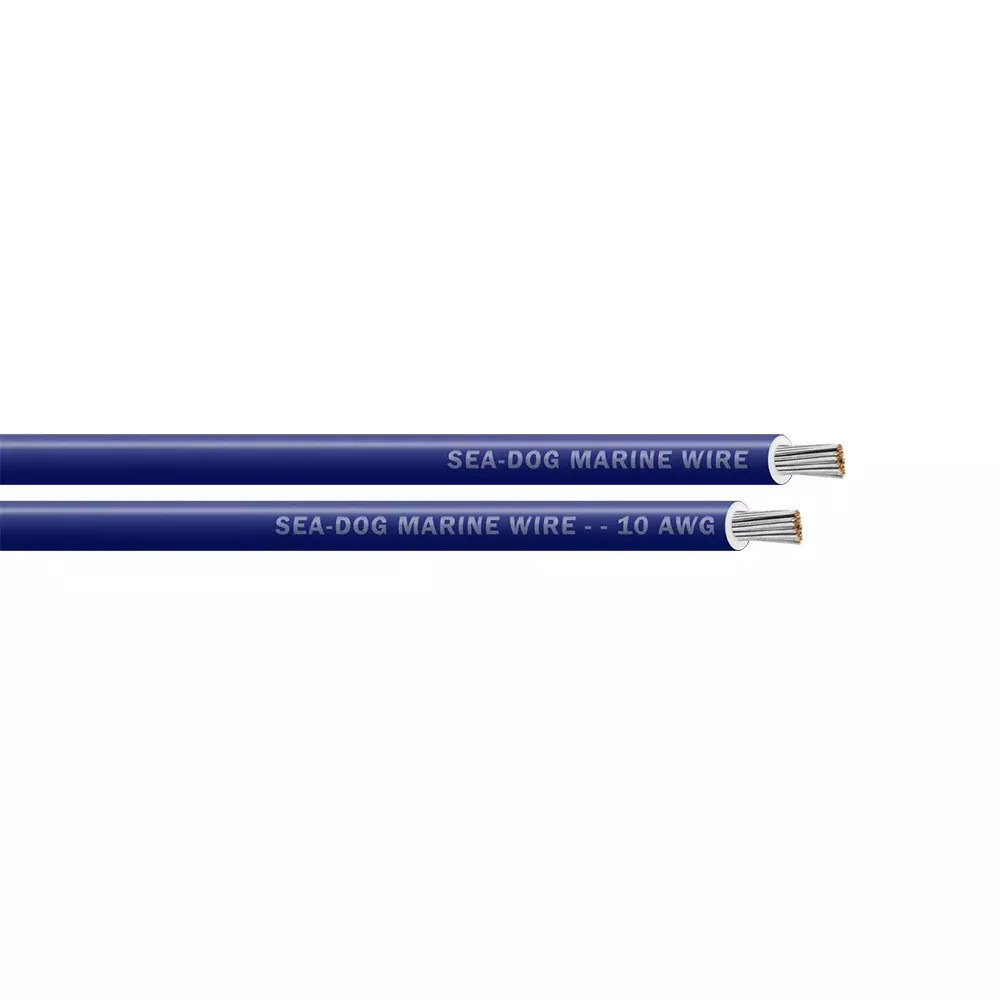 Sea-Dog 10 AWG Dark Blue Primary Wire - 100'