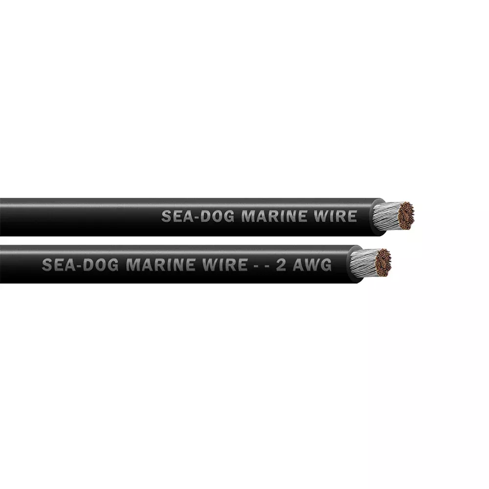 Sea-Dog 2 AWG Black Battery Cable - 250'