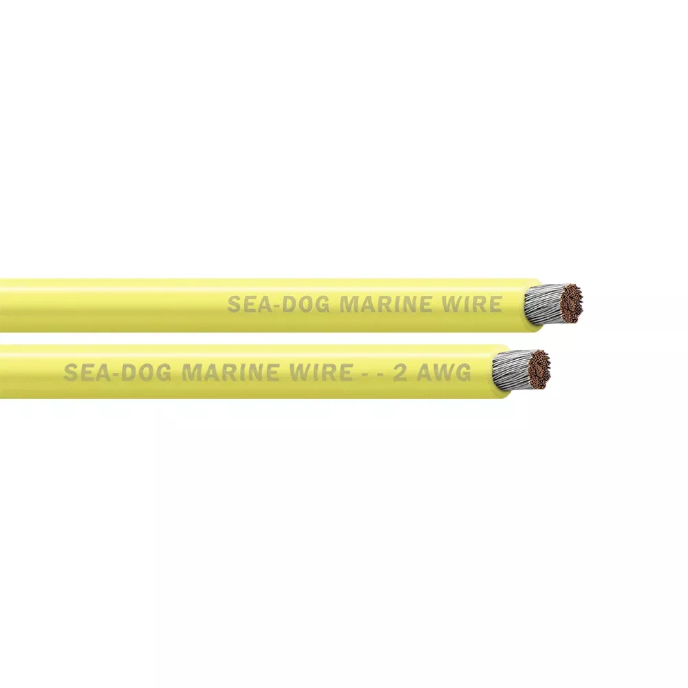Sea-Dog 2 AWG Yellow Battery Cable - 400'