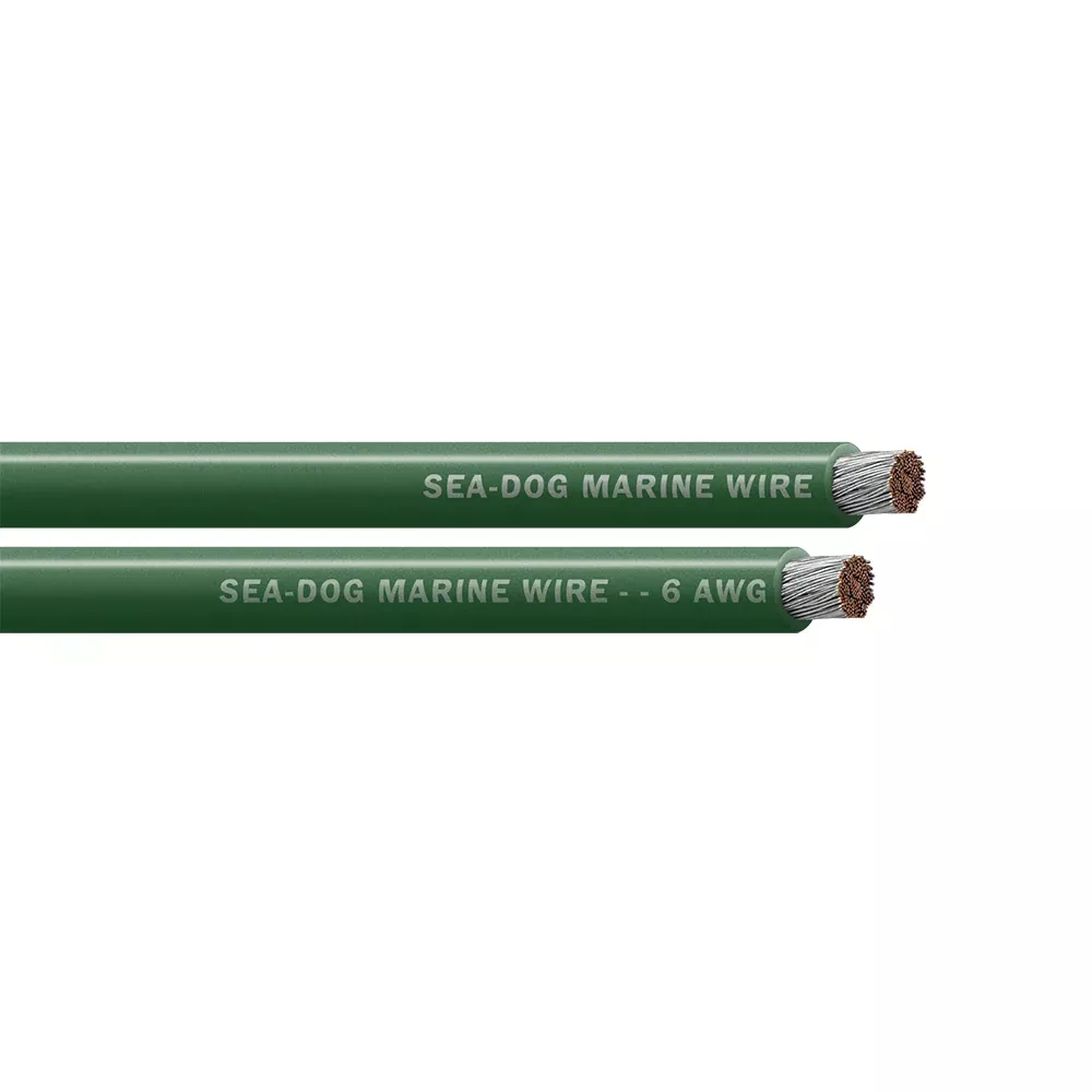 Sea-Dog 6 AWG Green Battery Cable - 25'