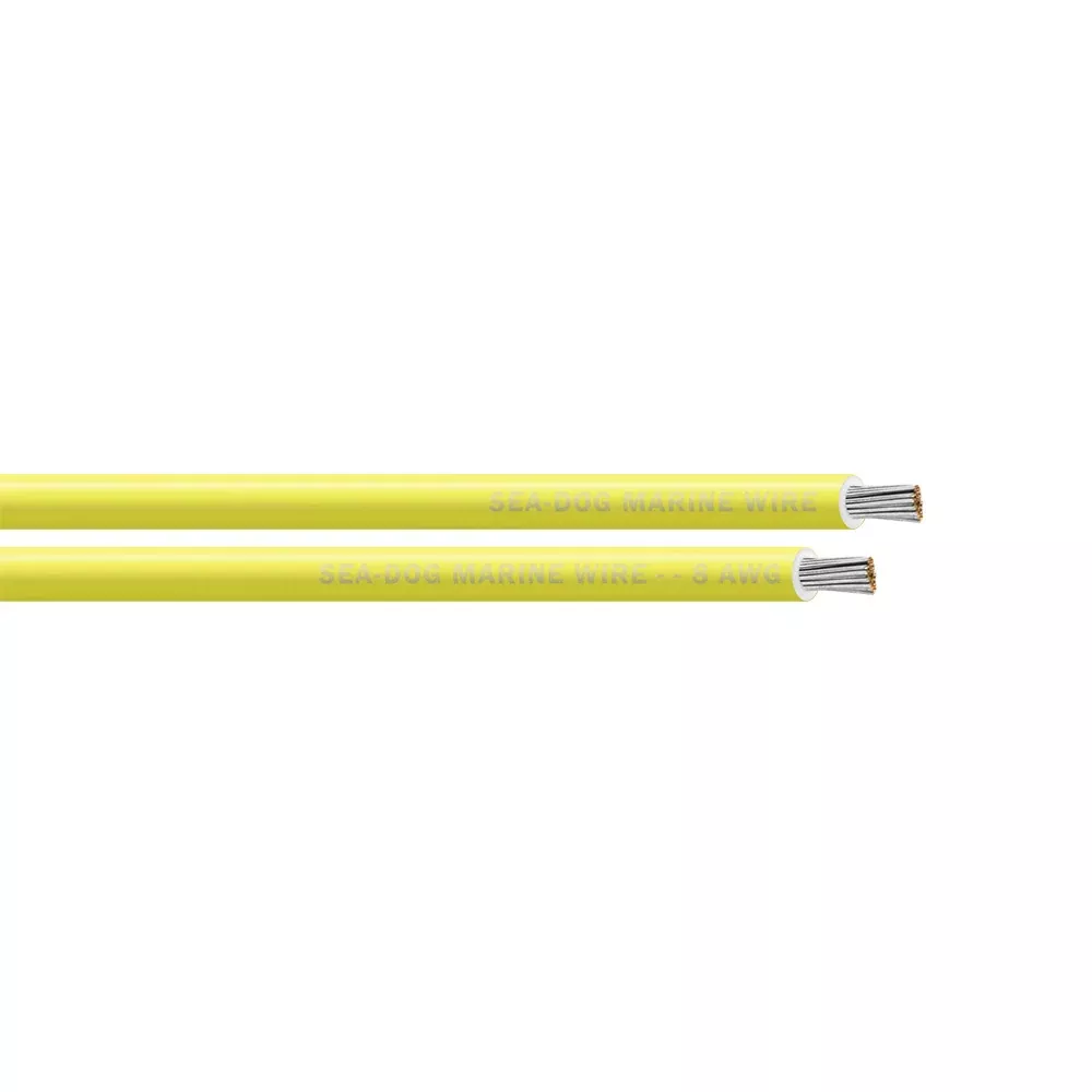 Sea-Dog 8 AWG Yellow Primary Wire - 50'