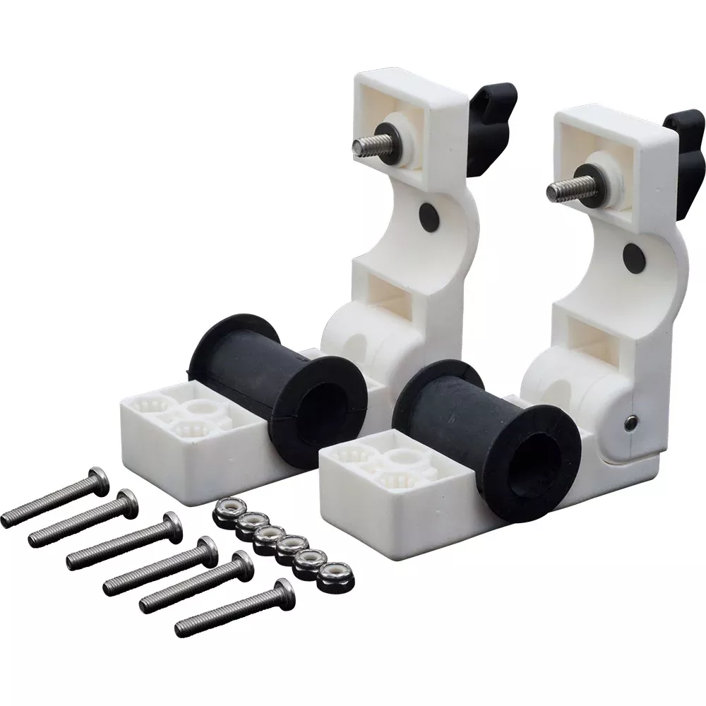 Sea-Dog Removable Round Rail Mount Clamps - Injection Molded Nylon/EDPM/Stainless Steel