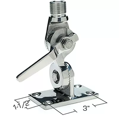 Seachoice Antenna Ratchet Mount Stainless Steel