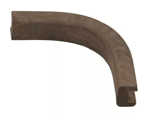 SeaTeak Bulkhead Moulding Corner Inside, Teak 3/4"