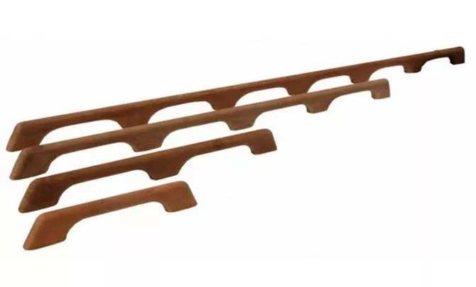 SeaTeak Handrail 4 Loop Teak