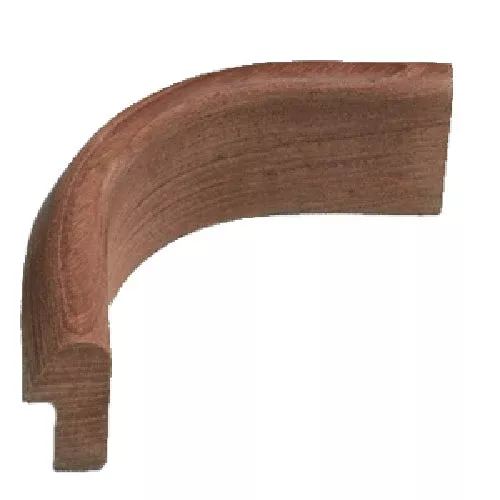 SeaTeak Rail Moulding Corner Inside, Teak