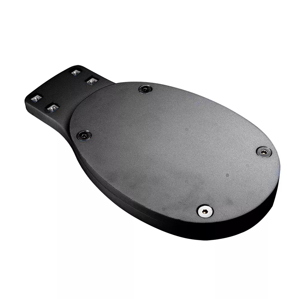 Seaview Plate Black Use for Spotlight, No Holes (ADABLANKBLK)