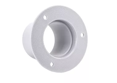 Shields Plastic Flange Gray; UV-Stabilized