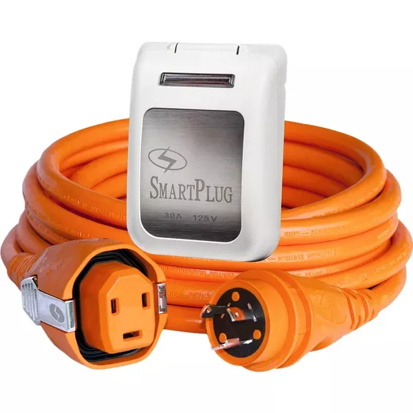 SmartPlug 30 Amp Dual Configuration 50 Cordset w/Tinned Wire Twist-Type Connector30 Amp Non-Metallic White Inlet [C30503BM30PW]