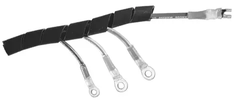 SPIRAL WRAP BLACK 3/4in 10FT.
