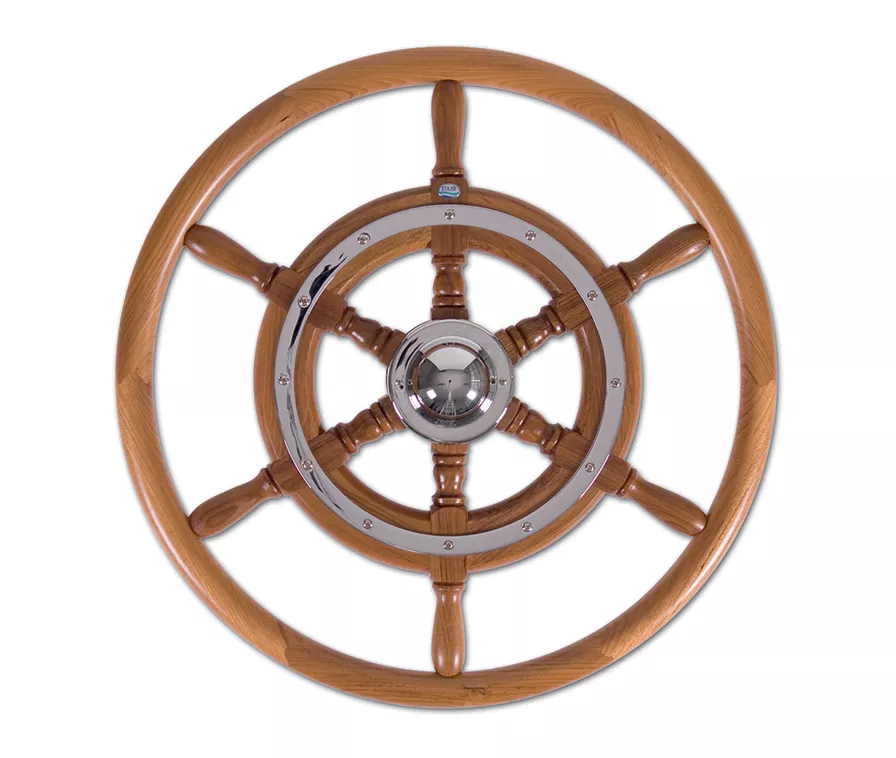 Stazo Type 02 Retro Classic Chrome Steering Wheel