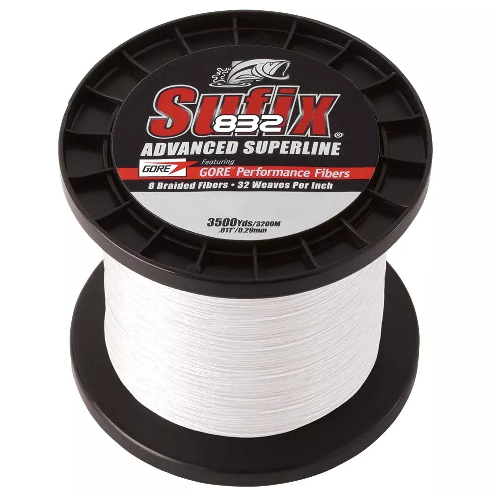 Sufix 832 Advanced Superline Braid - 30lb - Ghost - 3500 yds