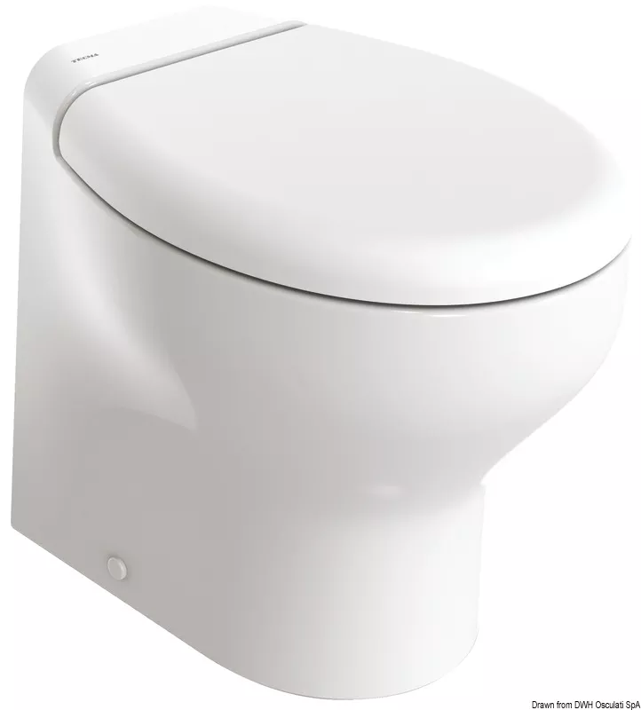 Tecma Silence Plus 2G 12V Marine Electric Toilet with Bidet & Touch Panel 460x390x510 mm - Osculati 50.227.15