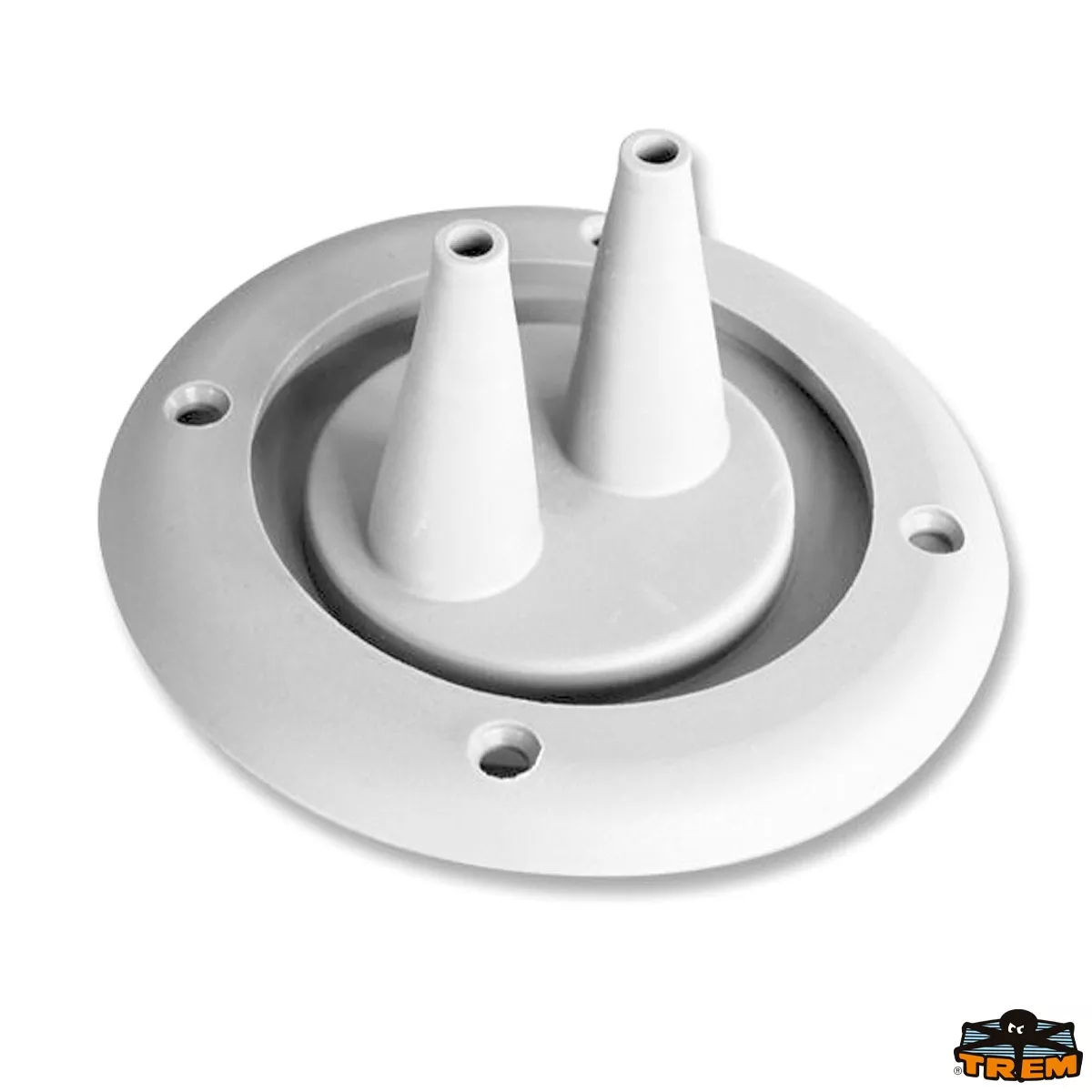 Trem L5308074 - Double Cable Bellow Diameter 8 mm White Color