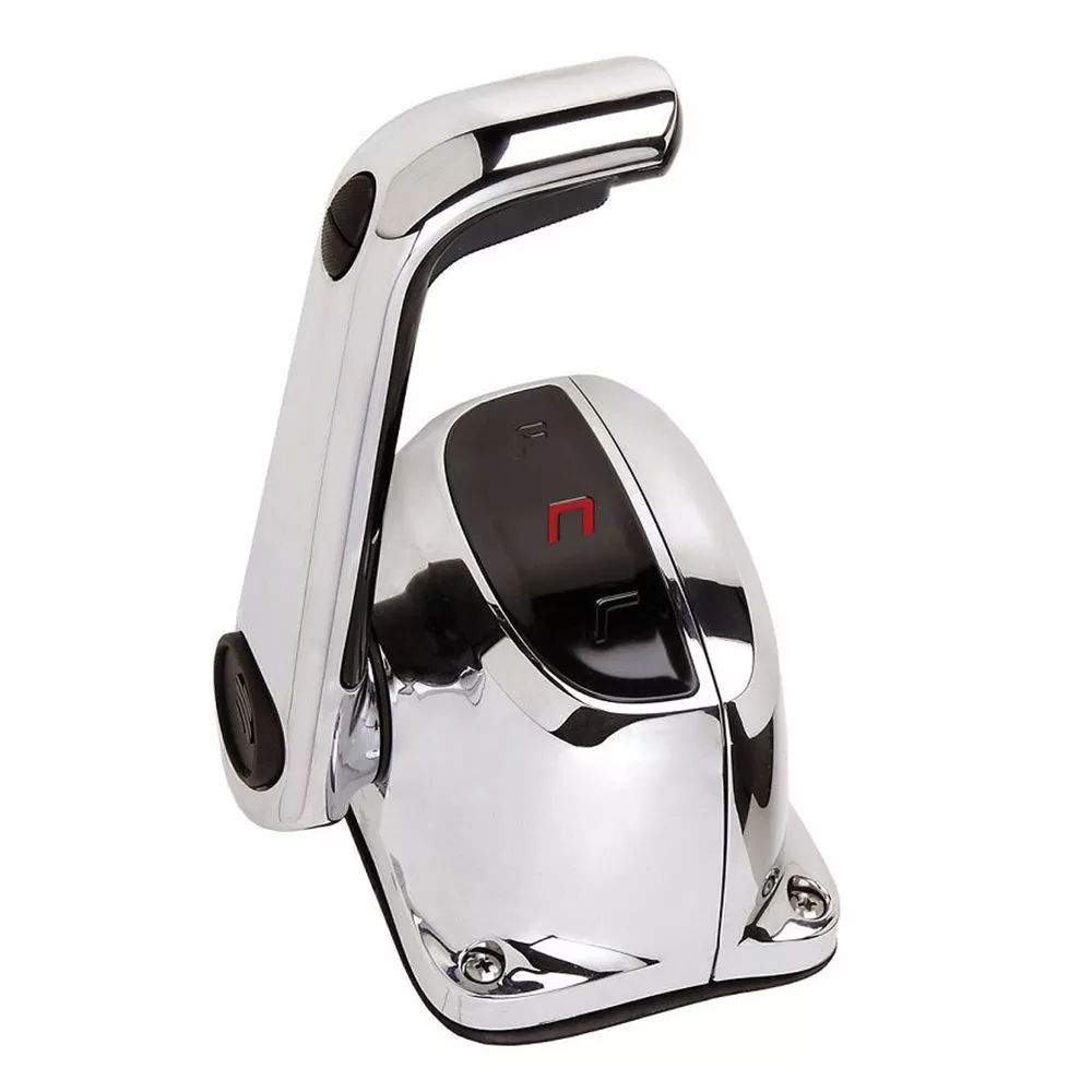 UflexSingle Lever Top Mount Control w/Neutral LockTrim Switch - Chrome [B501CHT/L]