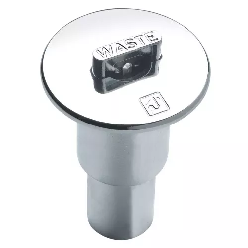 Vetus WC CAP Chrome Brass Waste Deck Filler Plug